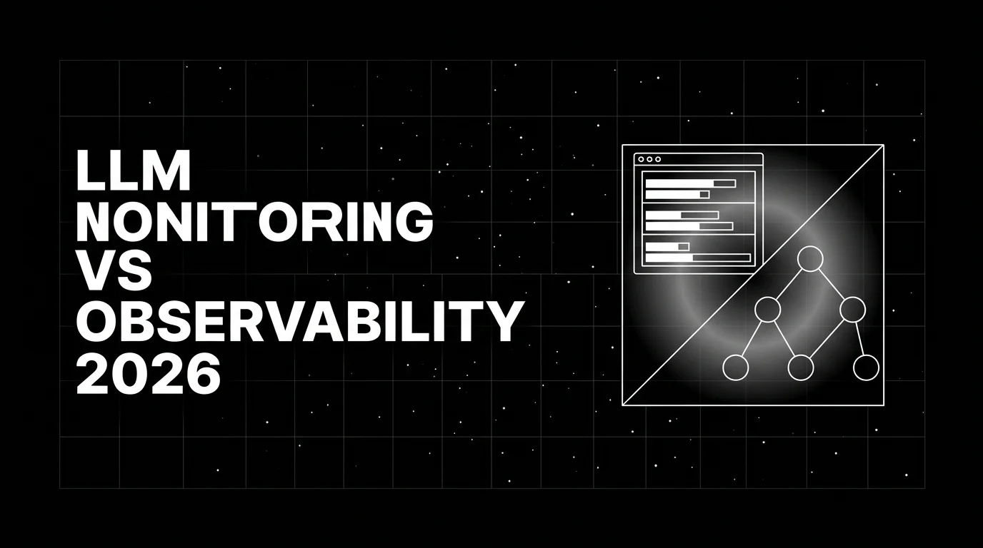 LLM Monitoring vs LLM Observability in 2026: A Practical Split