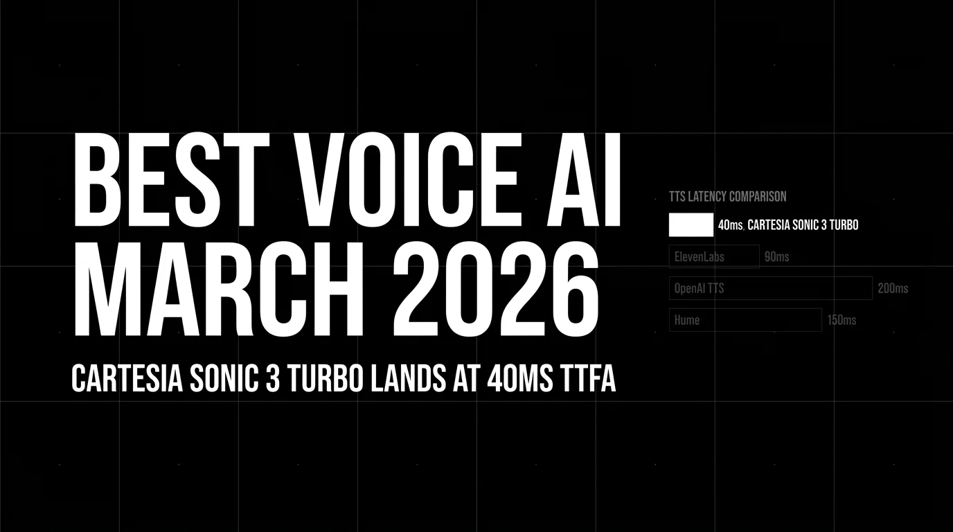 Best Voice AI Models in March 2026: STT, TTS, and Voice Agent Stack