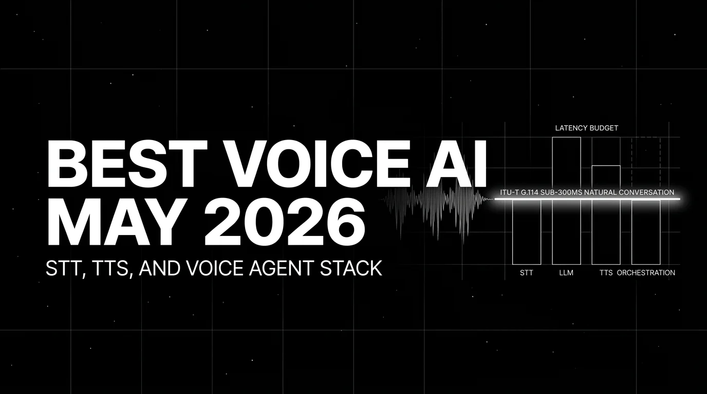 Best Voice AI Models in May 2026: STT, TTS, and Voice Agent Stack