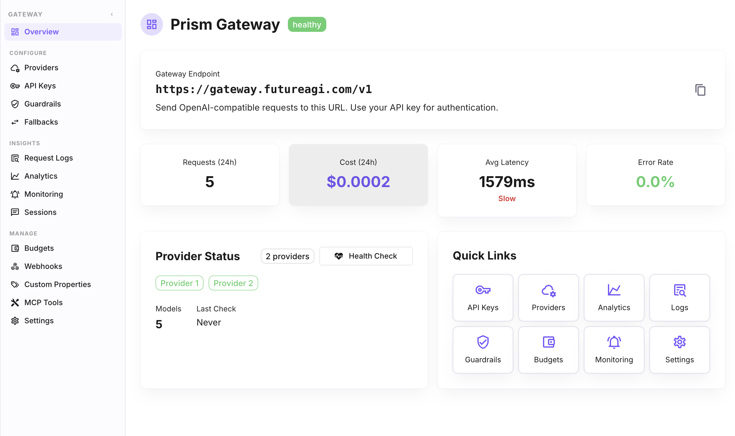 Prism Gateway (Command Center)