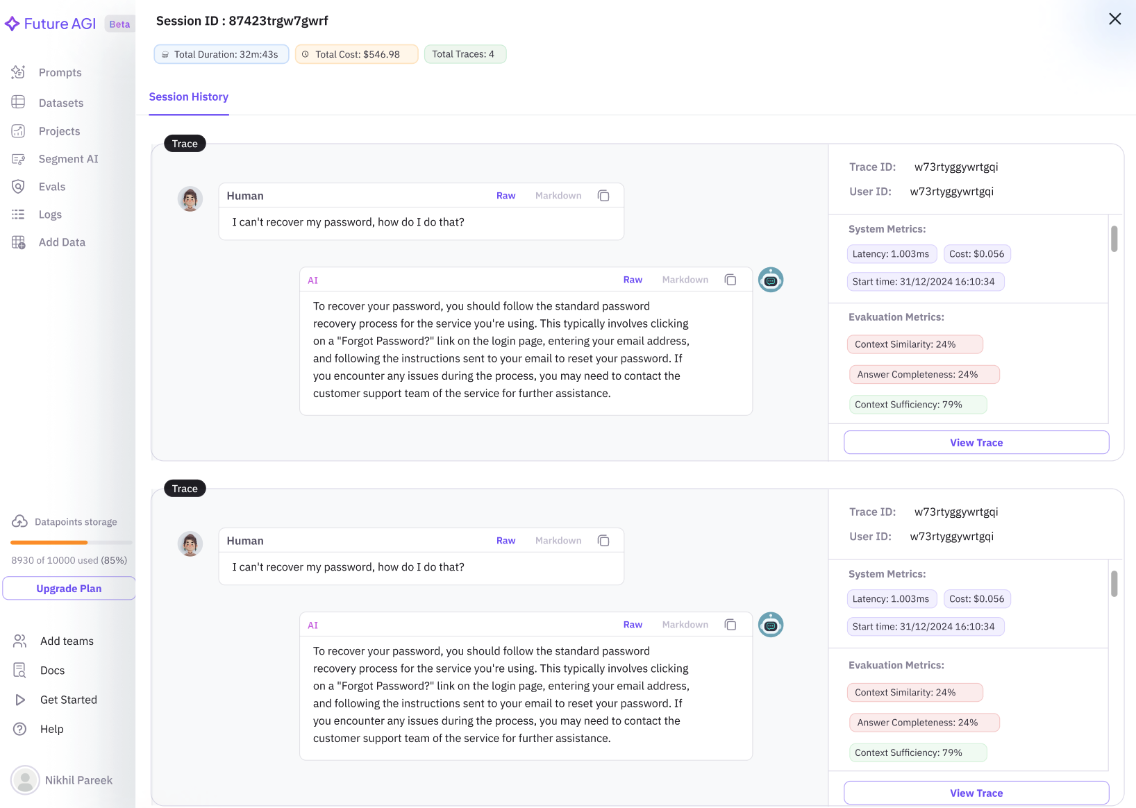 System Metrics in Observe